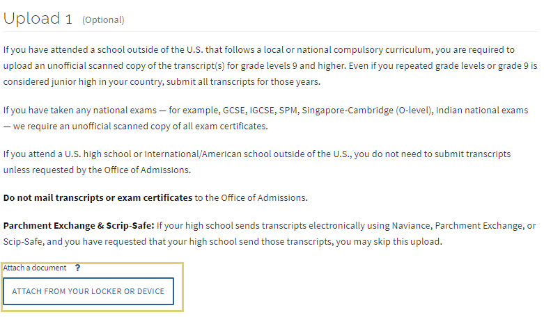 Screenshot of Website