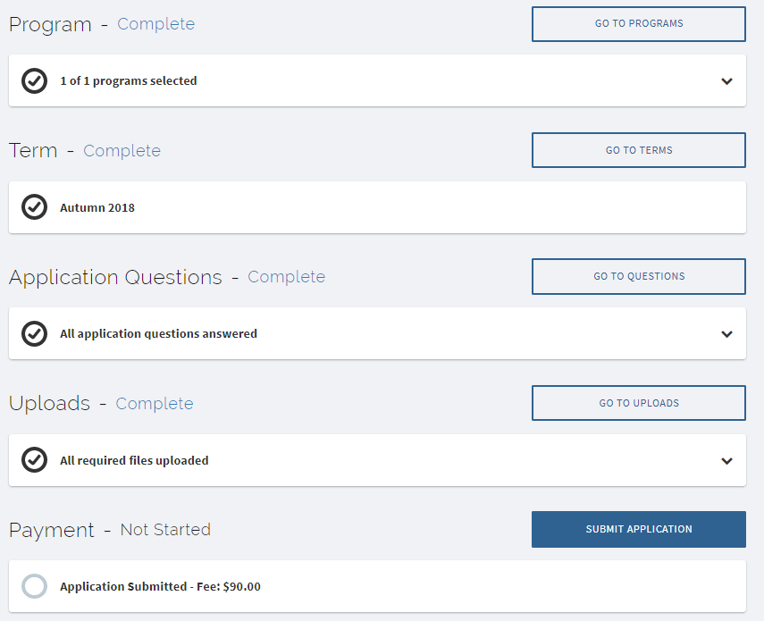 Screenshot of Website